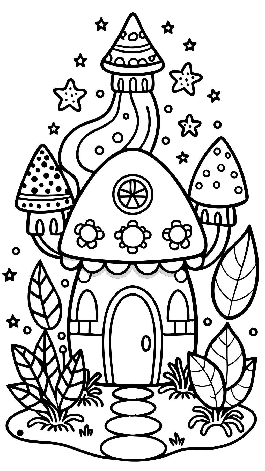 d coloring page